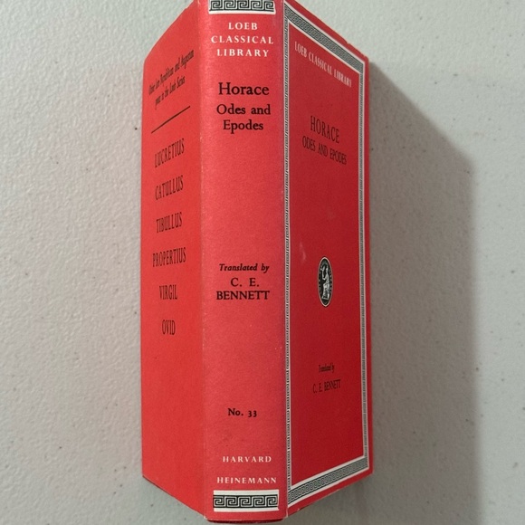 Loeb Classical Library - Horace: Odes and Epodes - Picture 2 of 8